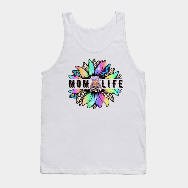 MOM LIFE RETRO Tank Top by Myartstor 